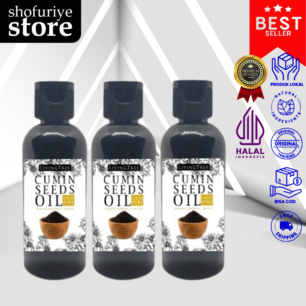 

Habbatussauda Oil / Black Cumin Seed Oil / Minyak Jintan Hitam 100ml Food Grade 100% Murni