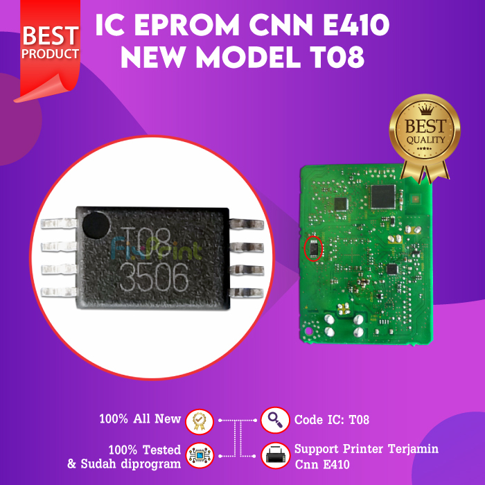 FixPrint IC Eprom E410 New Model T08, Resetter Printer E410