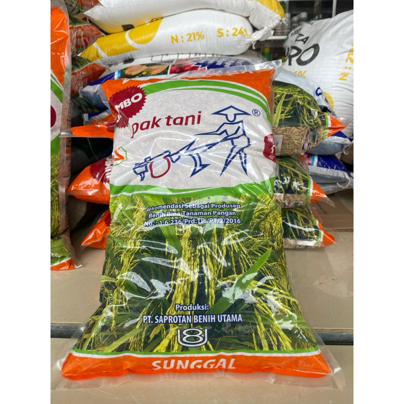 Benih padi JUMBO SUNGGAL PAK TANI 5KG