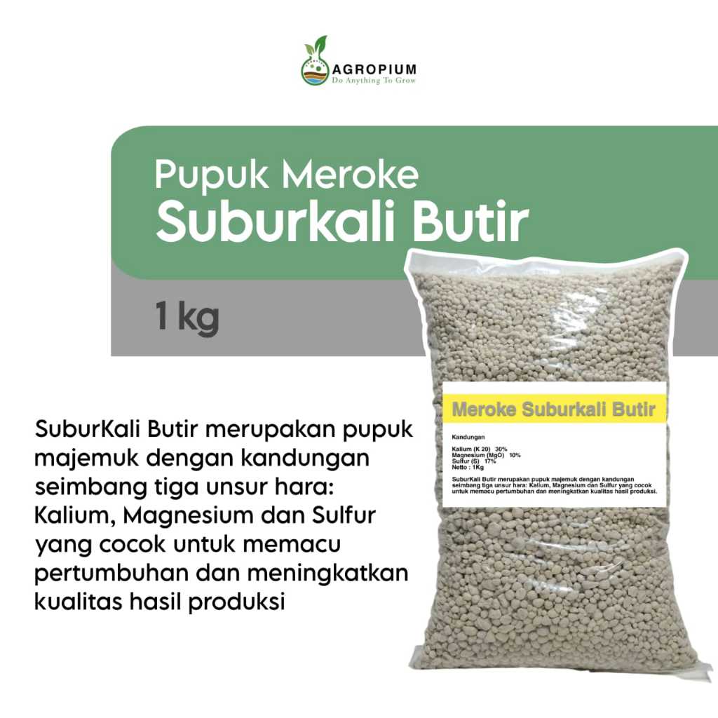 Pupuk Meroke Suburkali Butir 1 Kg Kemasan Repack