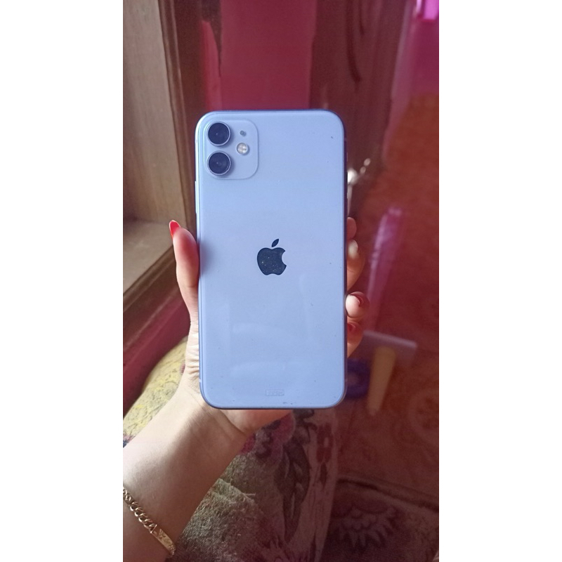 Iphone 11 128gb ex iBox resmi warna purple