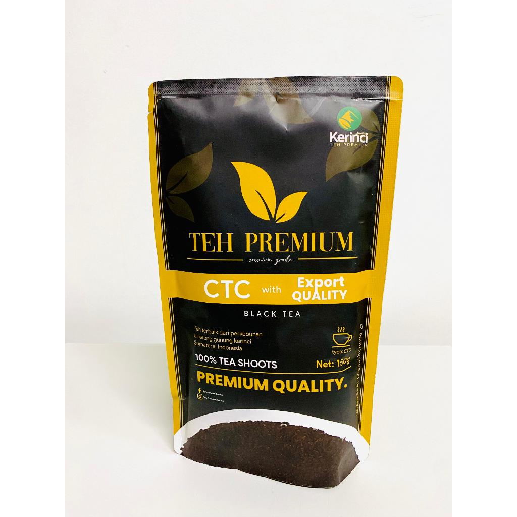 

CTC Black Tea - Teh Premium Kerinci Premium Grade 150gr Export Qaulity