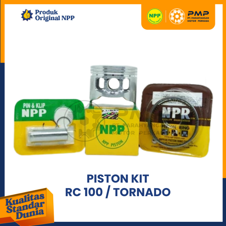 PISTON KIT SEHER PAKET RC 100 / TORNADO GX NPP