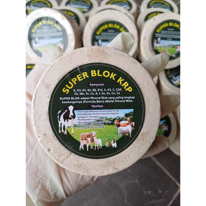 Mineral Blok 500 gram - Mineral Untuk Kambing - Mineral Untuk Sapi - Mineral Untuk Domba - Vitamin u