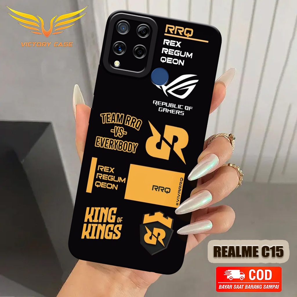 New Gaming Case - Softcase Realme C15 Terbaru - Case Hp Realme C15 - Casing Realme C15 - Case Lentur
