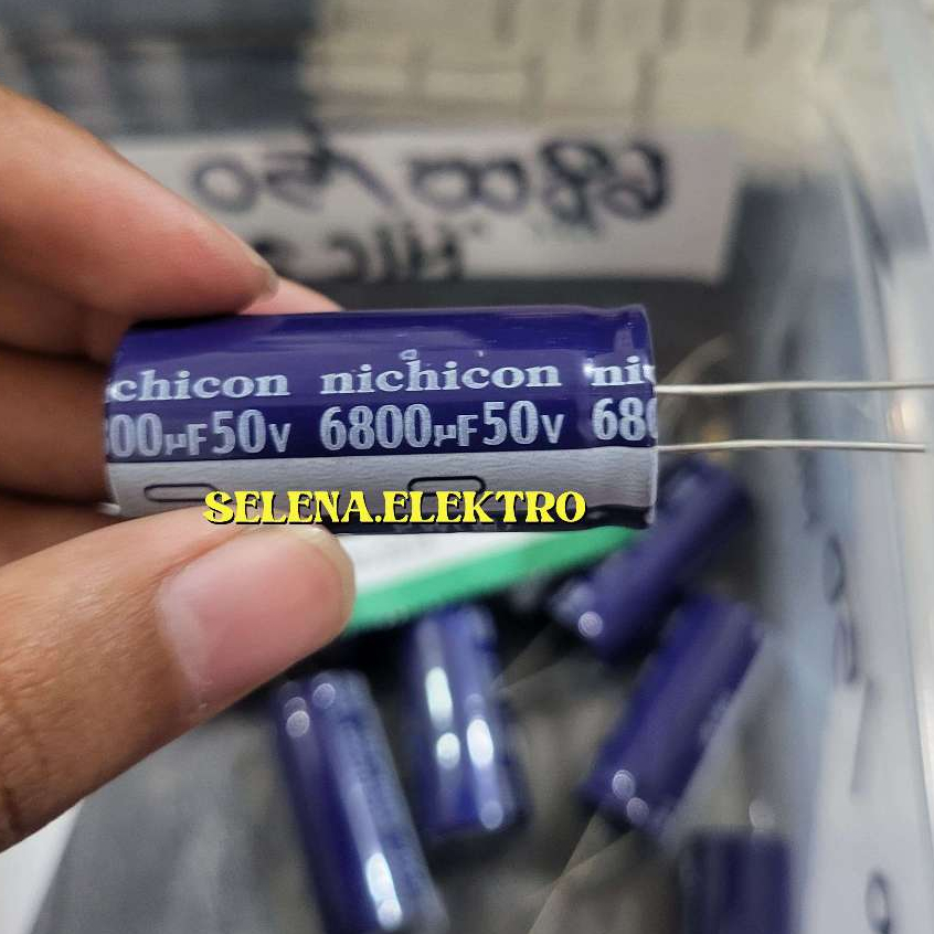 ELCO 6800UF 50V NICHICON2 ( BIRU )