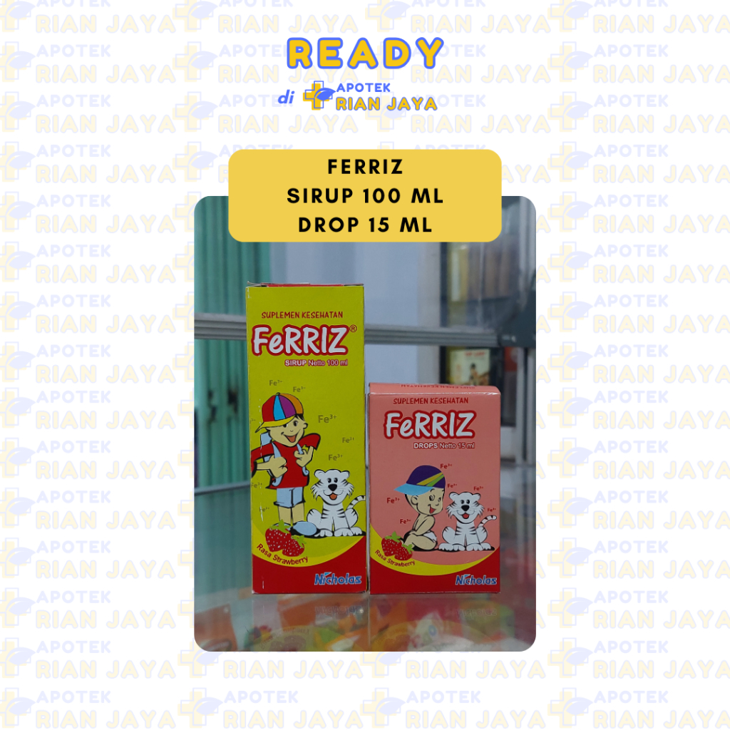 Ferriz Suplemen Kesehatan | Ferriz Sirup | Ferriz Suplemen Zat Besi | Ferriz Suplemen Fe