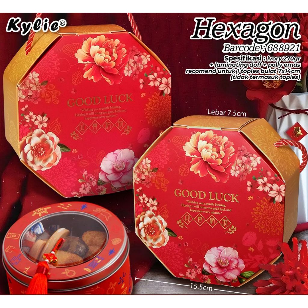 

IMLEK Box Dus Packaging Aksesoris Tahun Baru Cina Lunar Year