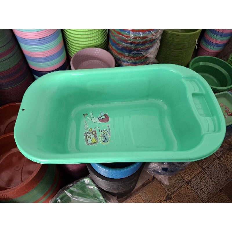 (Cargo) Bak Bayi Oasis / Bak Mandi Bayi Tanpa Dudulam /Bak Mandi Bayi Polos / Bak Mandi Bayi/ Bak Un