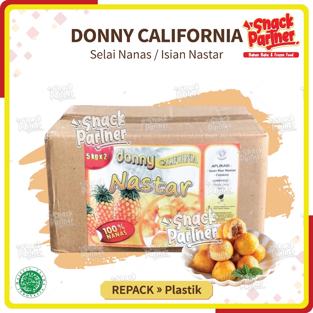 

DONNY CALIFORNIA | SELAI NASTAR Repack Kiloan 500 GR / 1 KG - Isian Nanas Nastar Bulat Gulung 500GR 1KG