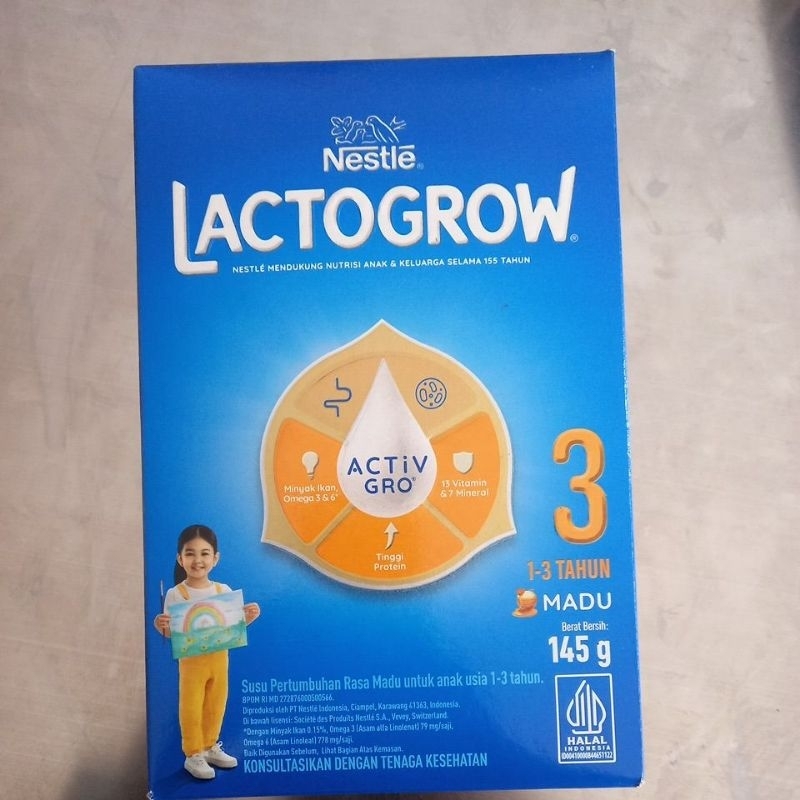 

Susu Lactogrow Rasa Madu 145gram