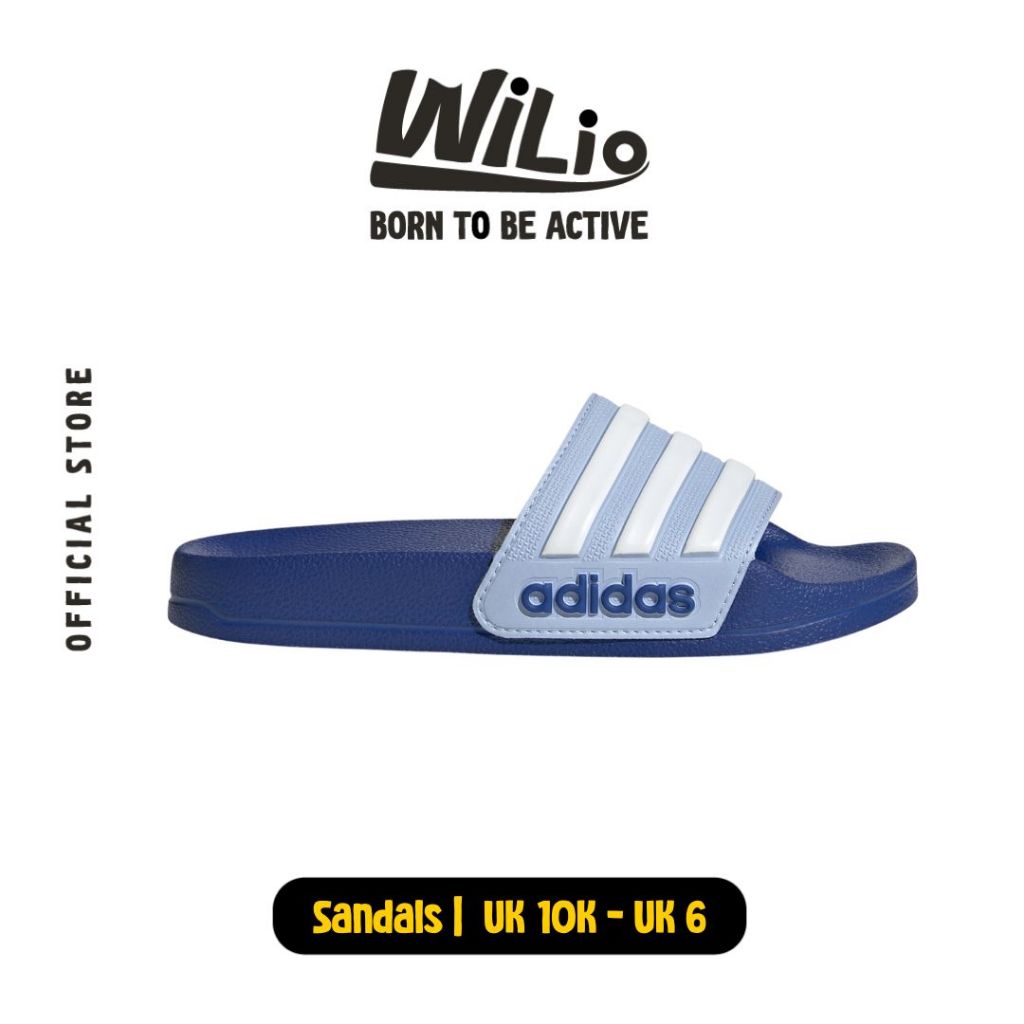 ADIDAS Adilette Shower K IG4875 - Sandal Anak (Biru)