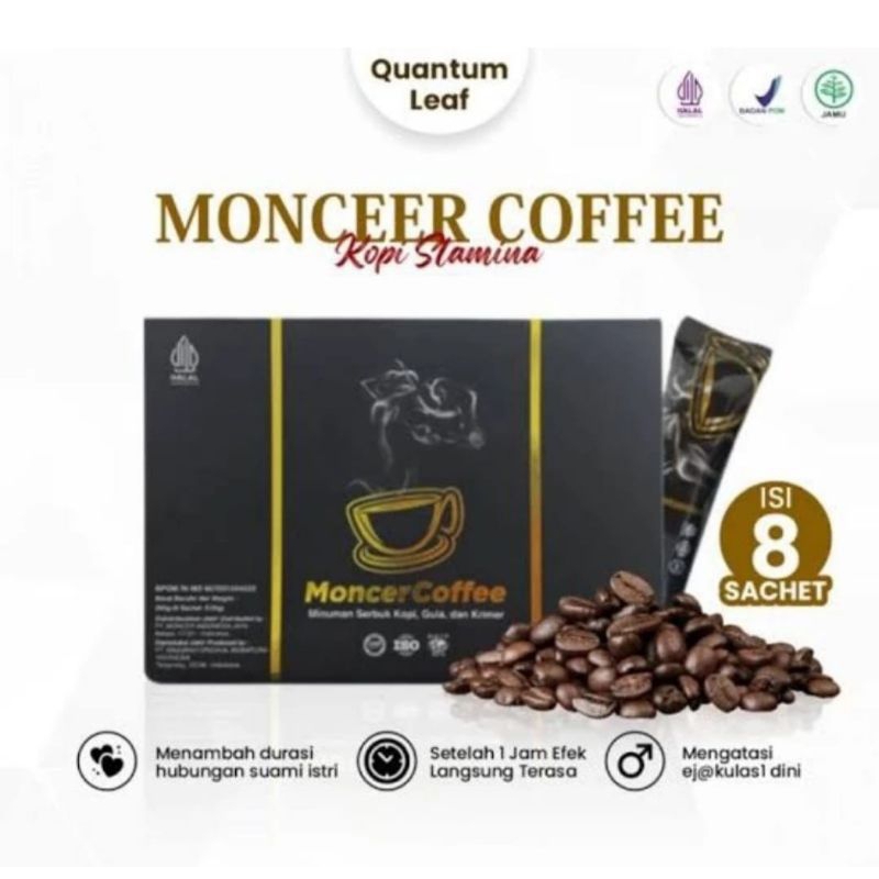 

Kemasan 8 Sachet NfM0nceerr Kopi Coffeee Original Buat Kejantanan Pria