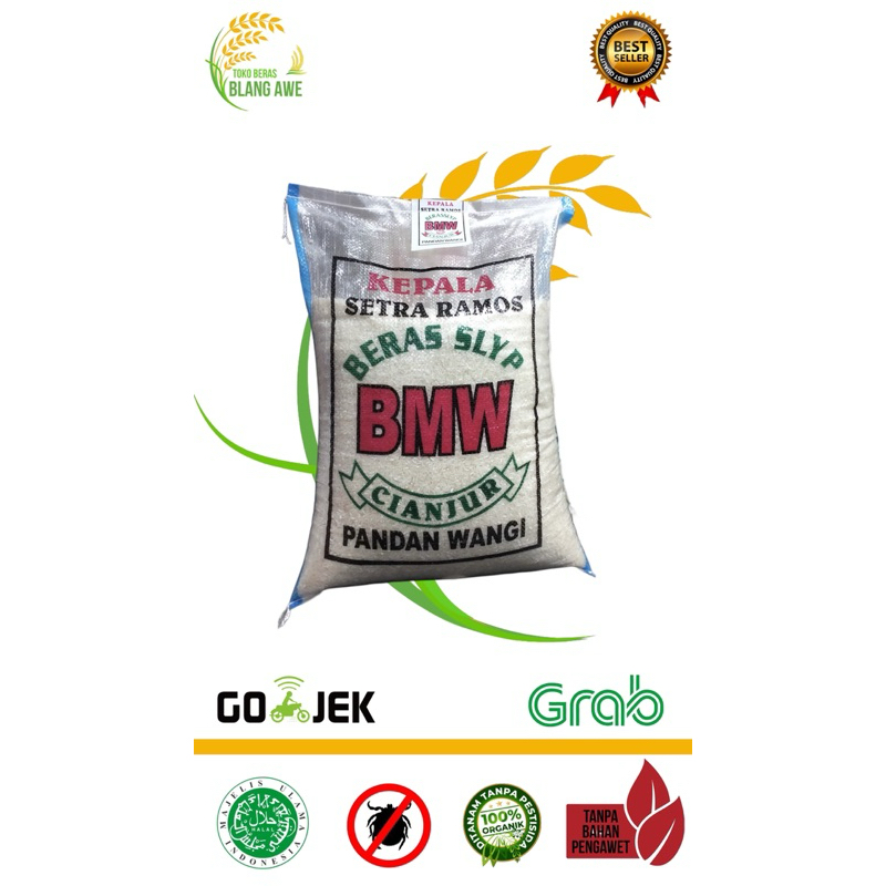 

(CARGO)beras bmw cianjur literan 5 lt, 10 lt, 20 lt, 25 lt, murah promo
