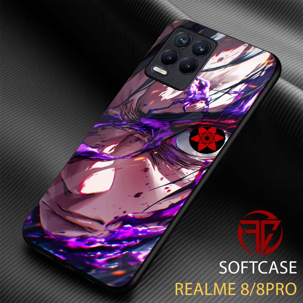 AM35 Softcase Kilau Realme 8 | 8 Pro | 8 5G | Case Glossy Kesing Silikon Cover Anime Naruto