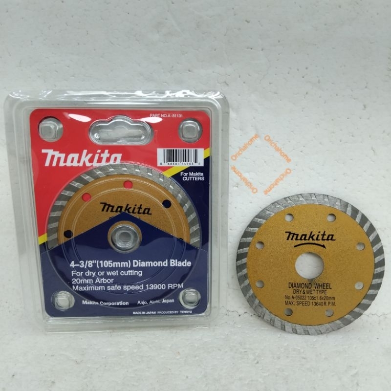 Pisau Potong Granit Turbo Basah Makita / Pisau Potong Keramik Makita