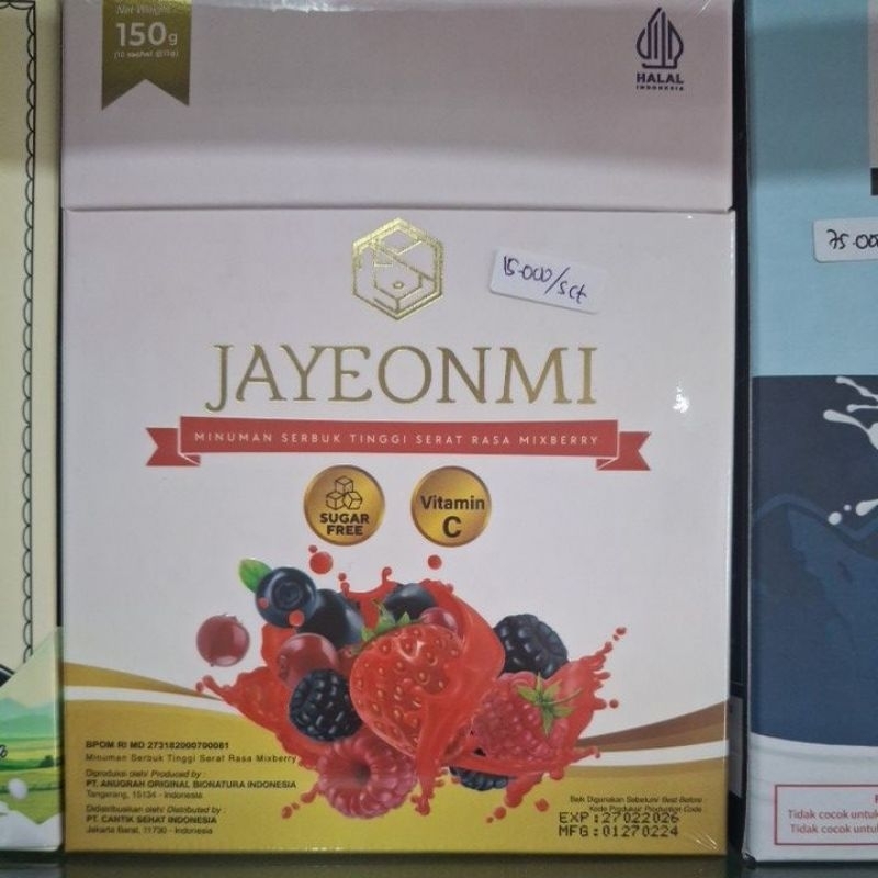 

MINUMAN TINGGI SERAT JAYEONMI 15gr per saset