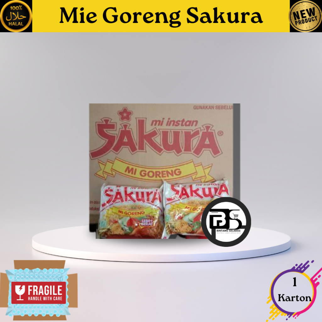 

MIE SAKURA GORENG MIE INSTANT KARTON ISI 40 PCS