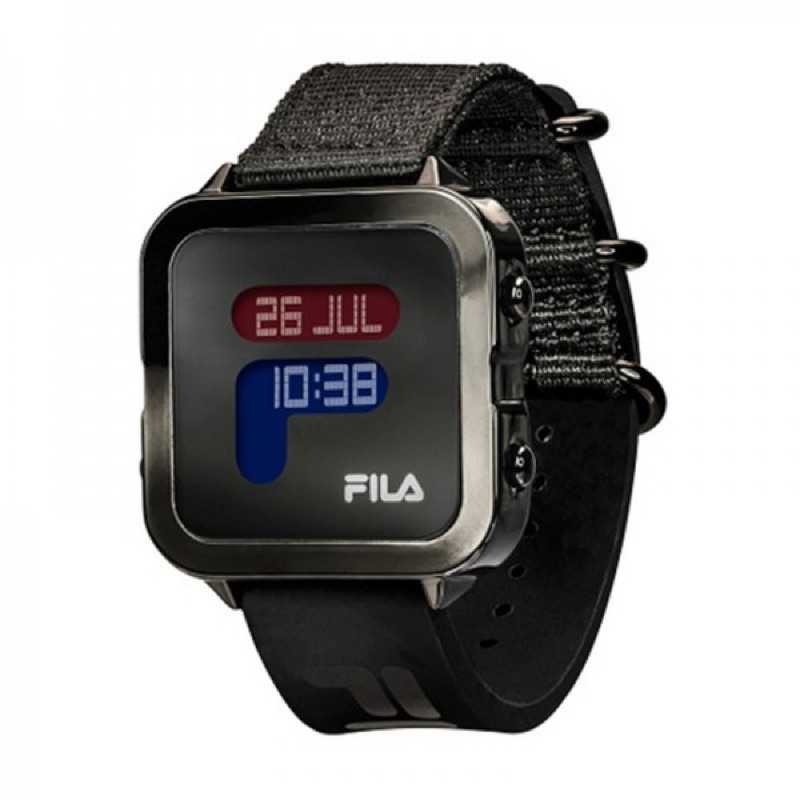 Fila Jam Tangan Digital Pria Wanita Warna Hitam Original Store Singapore