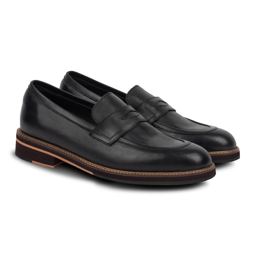 Blake Penny Loafers Black - Nappa Milano - Sepatu Pria