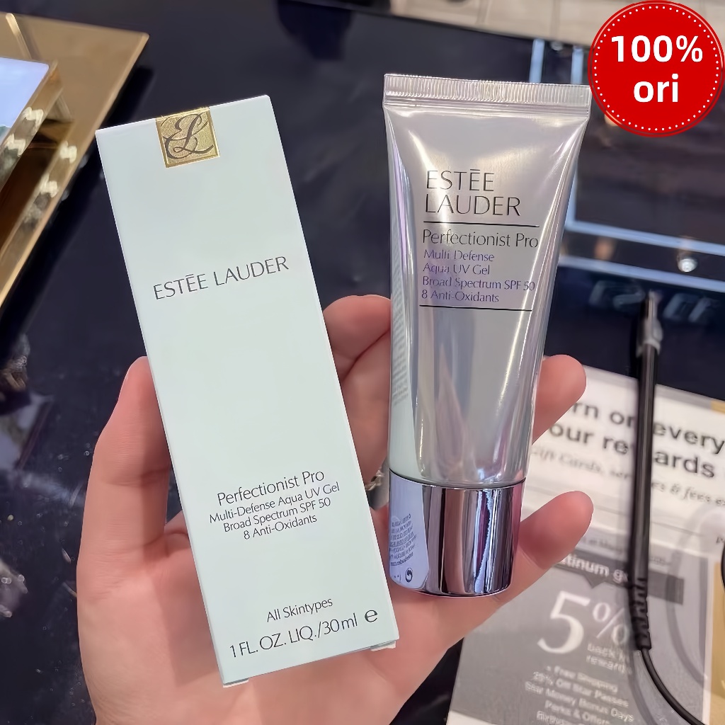 【100%Original】Estee Lauder Perfectionist Pro Multi Defense UV Hydra Gel SPF50 Sunscreen 30ml /PA++++