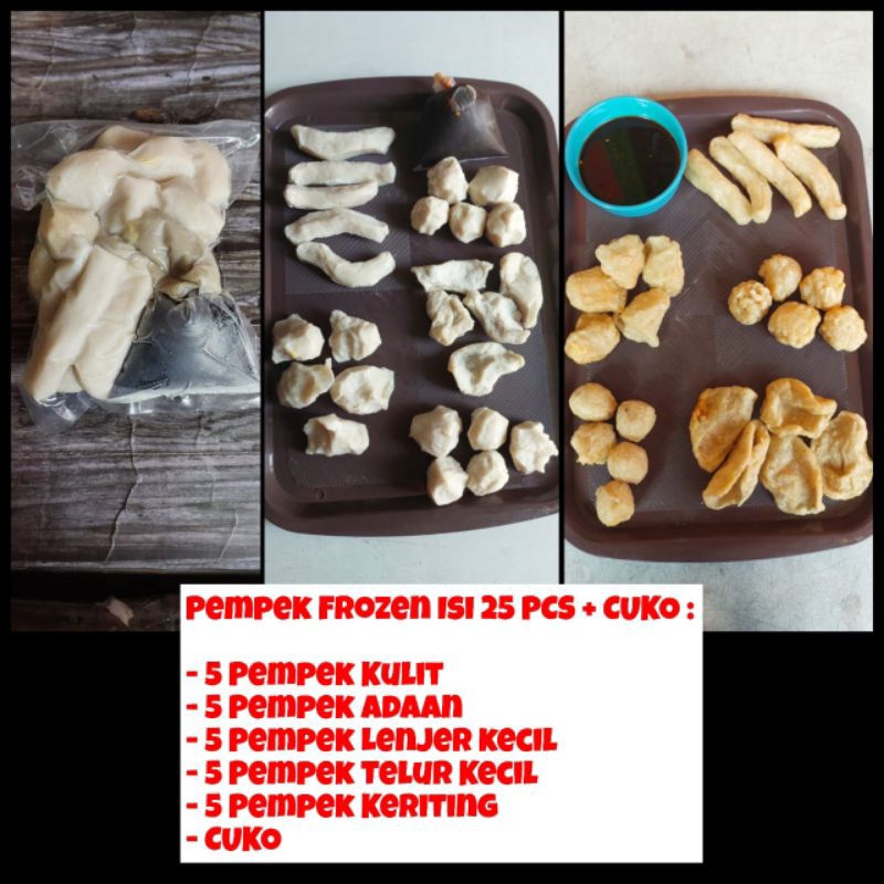 

Pempek ikan isi 25 pcs frozen