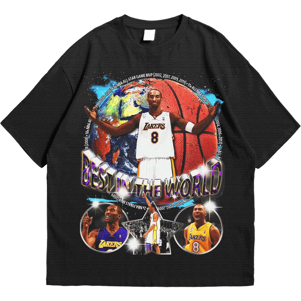 T-SHIRT KOBE BRYANT | KAOS NBA VINTAGE | KAOS BASKET