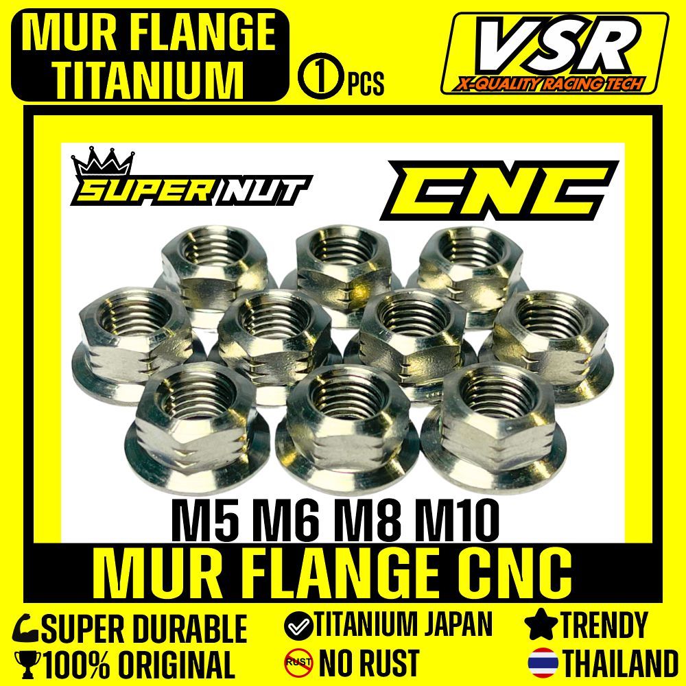 PROBOLT Mur Flange CNC M5 M6 M8 M10 Mur Baut 8 10 12 14 Stainless Titanium Super Nut