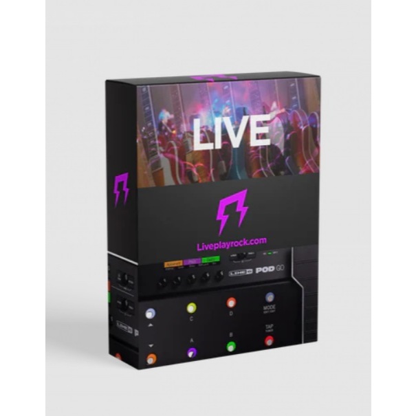 Liveplayrock Live Guitar Tones Pod Go Line 6 presets
