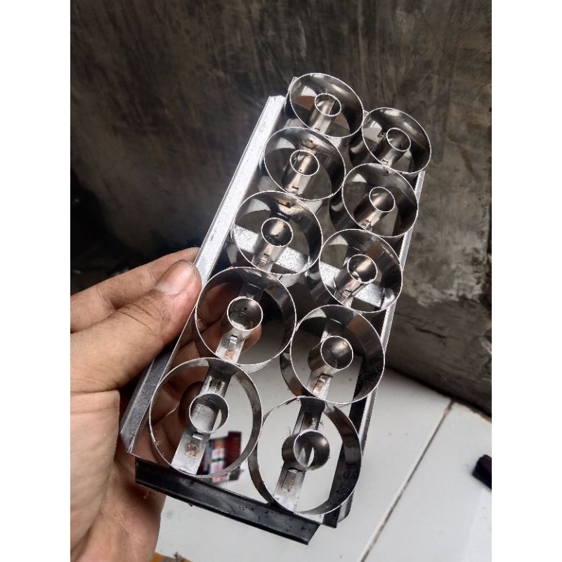 Cetakan Kue Donat Cookies Mini Isi 10 Lubang