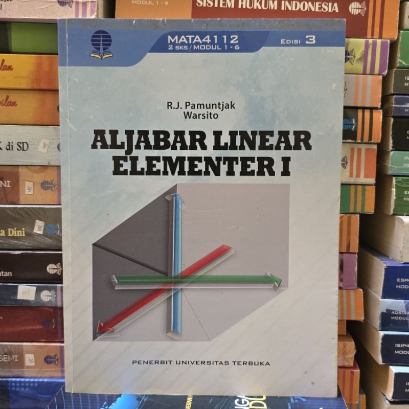 UNIVERSITAS TERBUKA - ALJABAR LINEAR ELEMENTER 1 EDISI 3