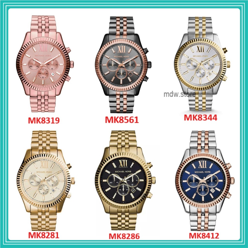 Type MK8561 MK8319 MK8344 MK8281 MK8286 MK8412 Stainless Steel Jam Tangan Pria