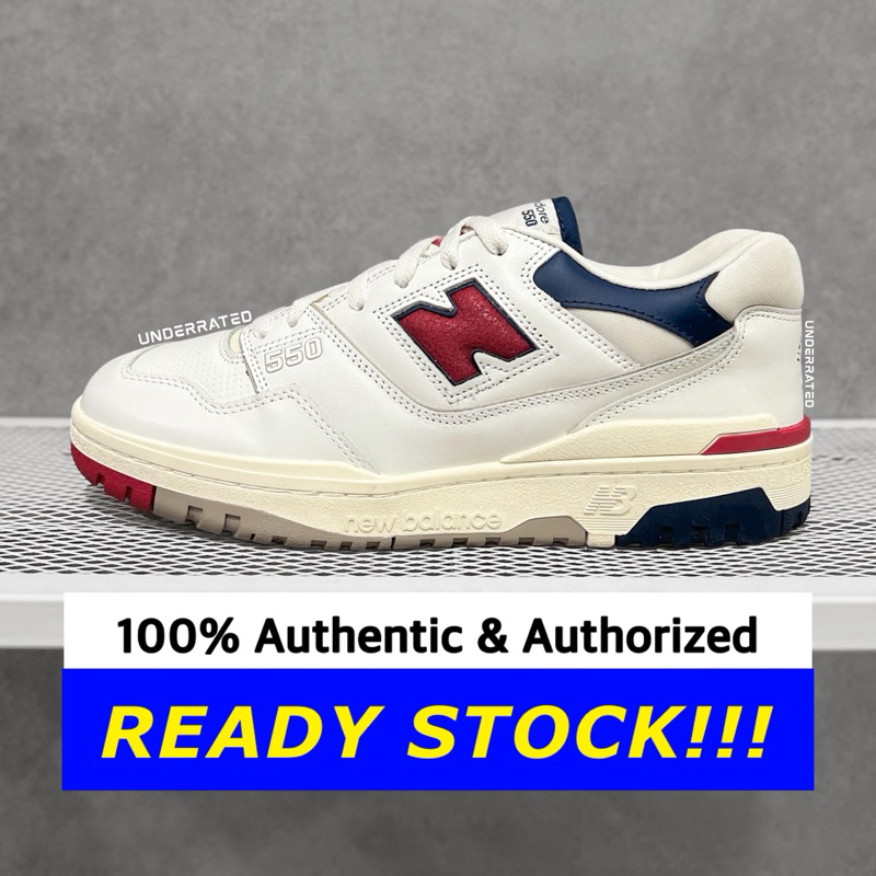 New Balance 550 Aime White Navy Red BB550A3