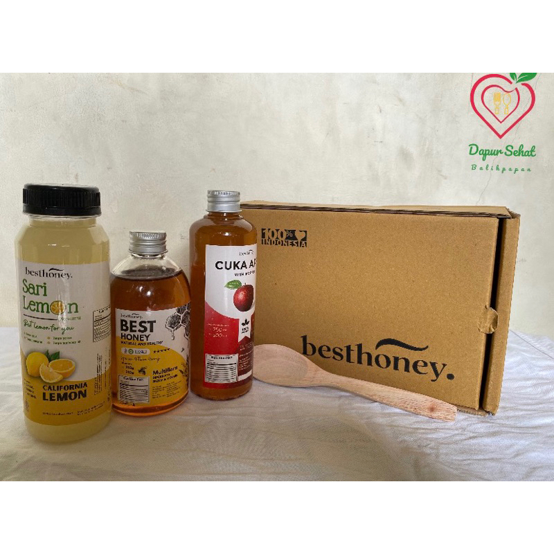

FREE SENDOK KAYU Paket Detox Imun / Best Honey Madu Asli / Cod Balikpapan Paket Detox Imun / Cuka Apel / Sari Lemon