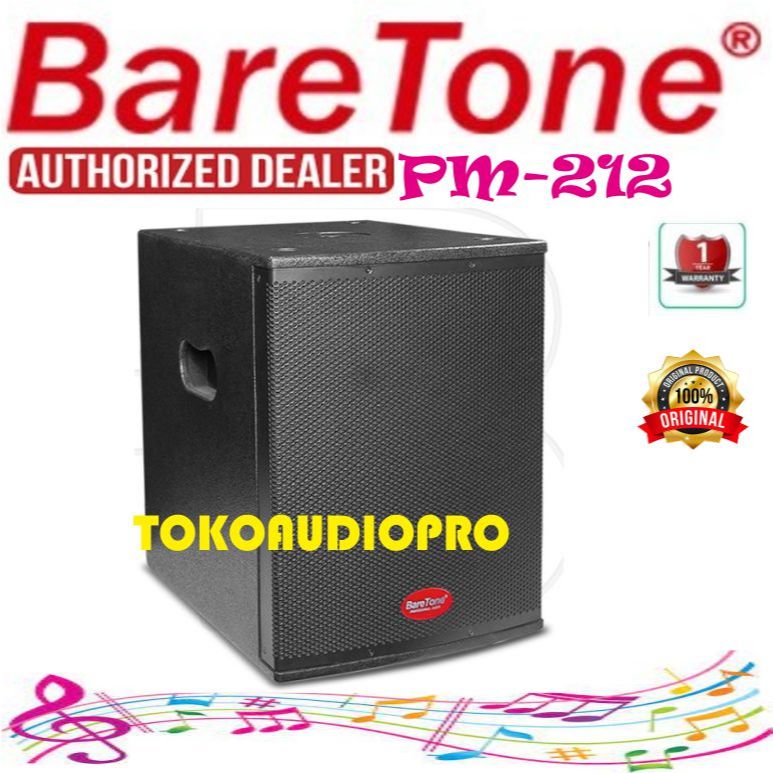 Subwoofer Aktif Baretone PM-212 12-Inch Aktif Subwoofer Baretone pm212