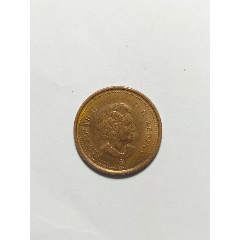 koin aaing canada 1 cent tahun 2006