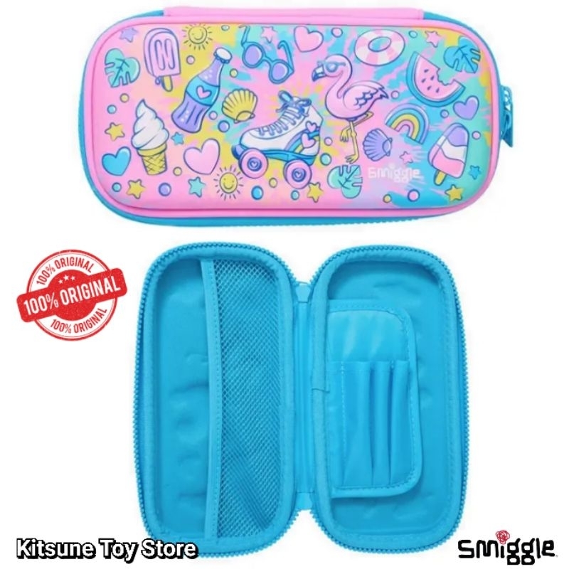 

Smiggle Pencil Case Hardtop Small Energetic Original - Kotak Tempat Pensil Sekolah Anak TK SD SMP