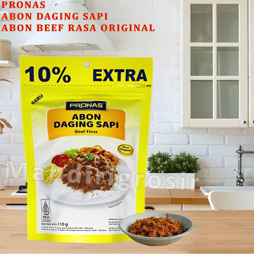 

Abon Daging Sapi * Pronas Abon * Abon Beef Floss Rasa Original * 110gr