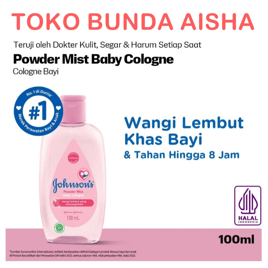 Johnson's Powder Mist Baby Cologne 100ml