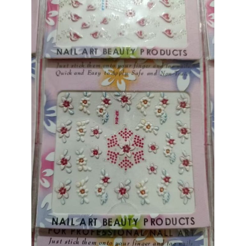 Stiker kuku lembaran isi 12 pcs