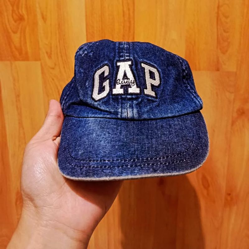 GAP Baby Hat Jeans, Topi Bayi, ORI, Second