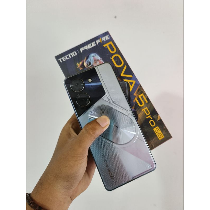 tecno pova 5 pro 5g 8/256 second lengkap normal