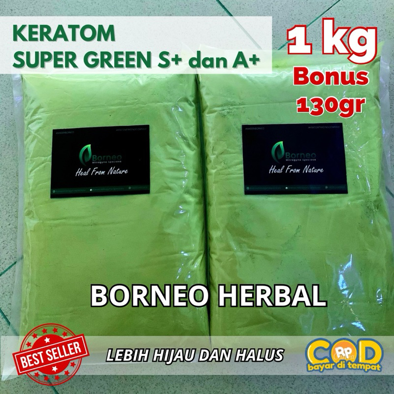 

BorneoHerbal - SERBUK PURLI, BUBUK DAUN PURLIK NANO KRATON S+ 1KG BORNEO KALIMANTAN BONUS 130GRAM