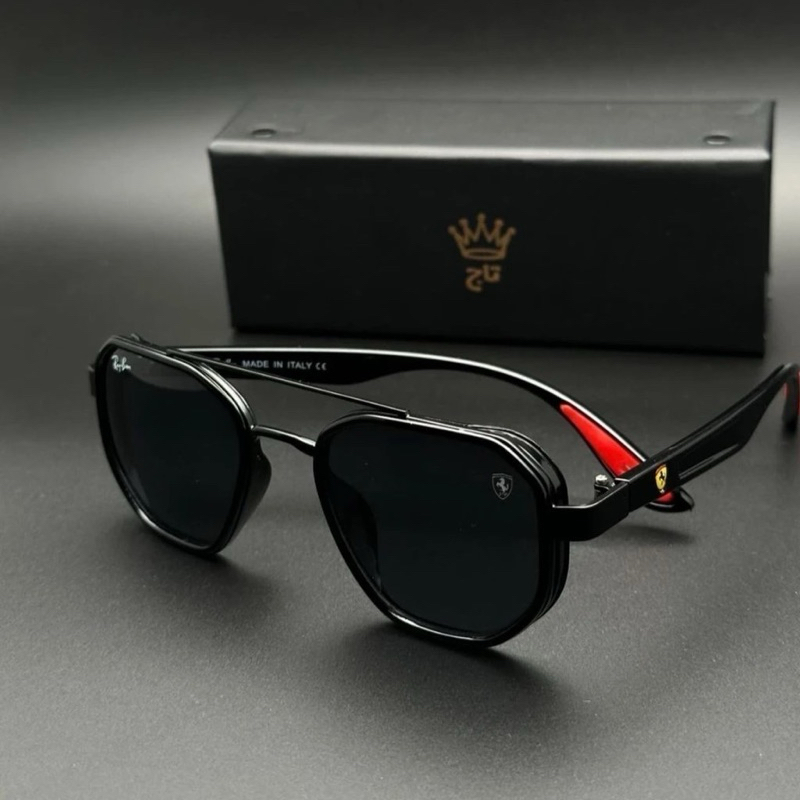 KACAMATA RAYBAN FERRARI DIAMOND PALANG LENSA ANTI UV400 PROTECTION AUTHENTIC