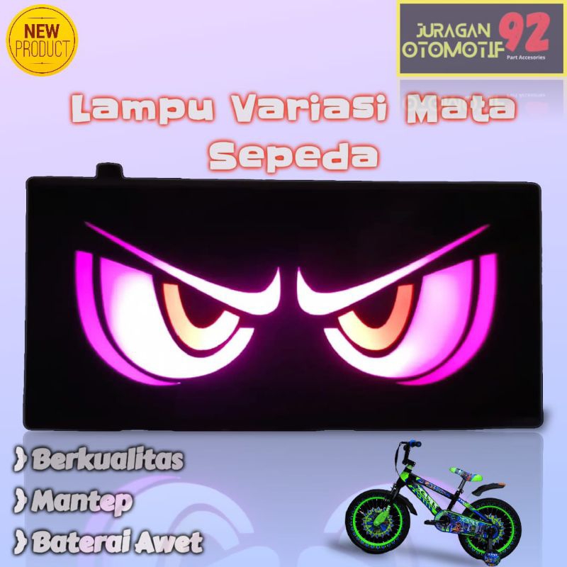 lampu mata sepeda depan belakang aksesoris sepeda bmx ontel sepeda listrik