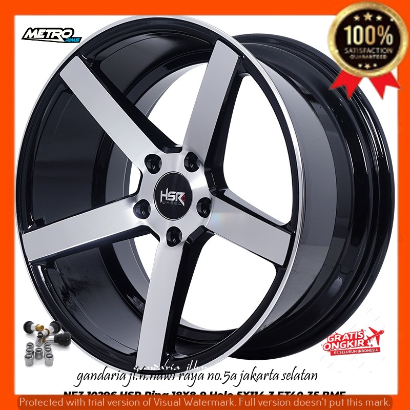 VELG PELEK RACING R18 RING 18 UNTUK MOBIL TERIOS RUSH CRV BRV HRV DLL HSR NE3