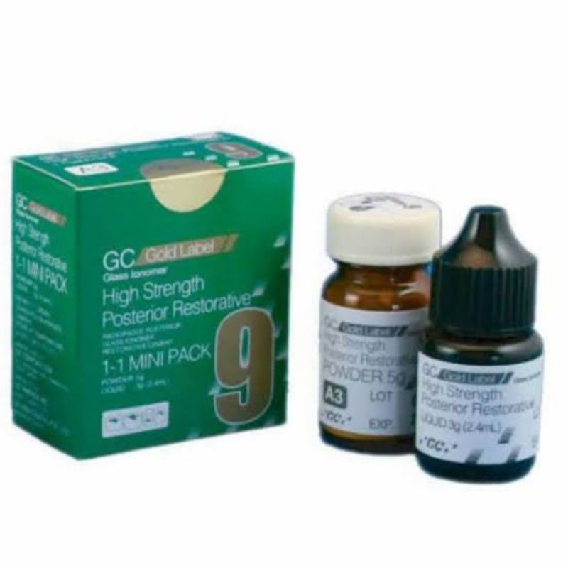 GC Fuji 9 GIC, HS posterior Extra, Mini Pack, Bahan Tambalan GC Fuji IX,fuji 9 glass ionomer