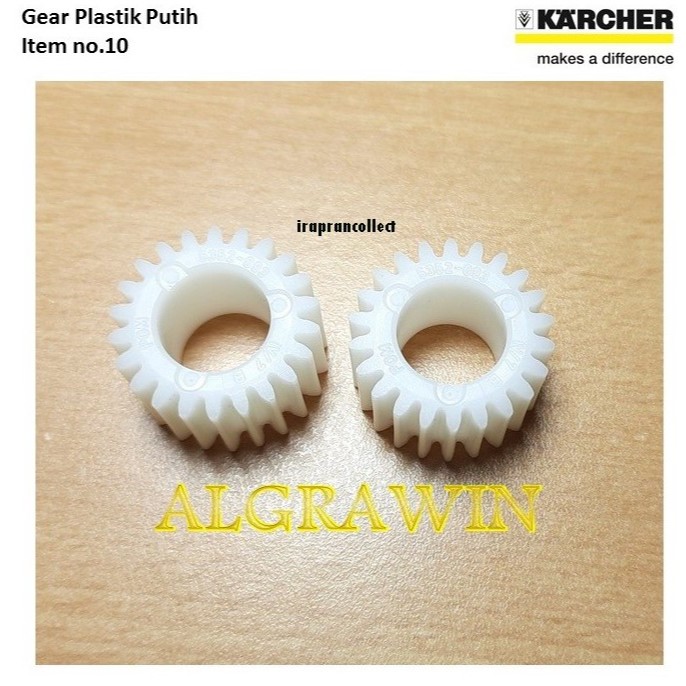 Karcher PLANET WHEEL Gear Plastik Putih isi 2 biji