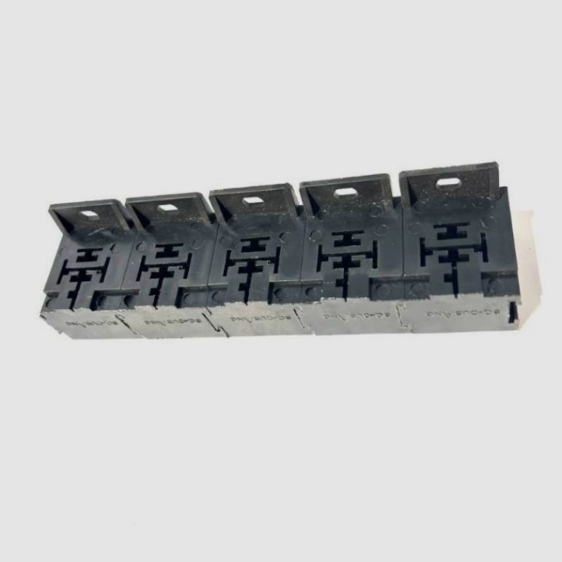 Socket Relay Gandeng Model Bangku KOSONGAN - Soket Rumah Relai Kosong / SOCKET RELAY HITAM 4 KAKI DA