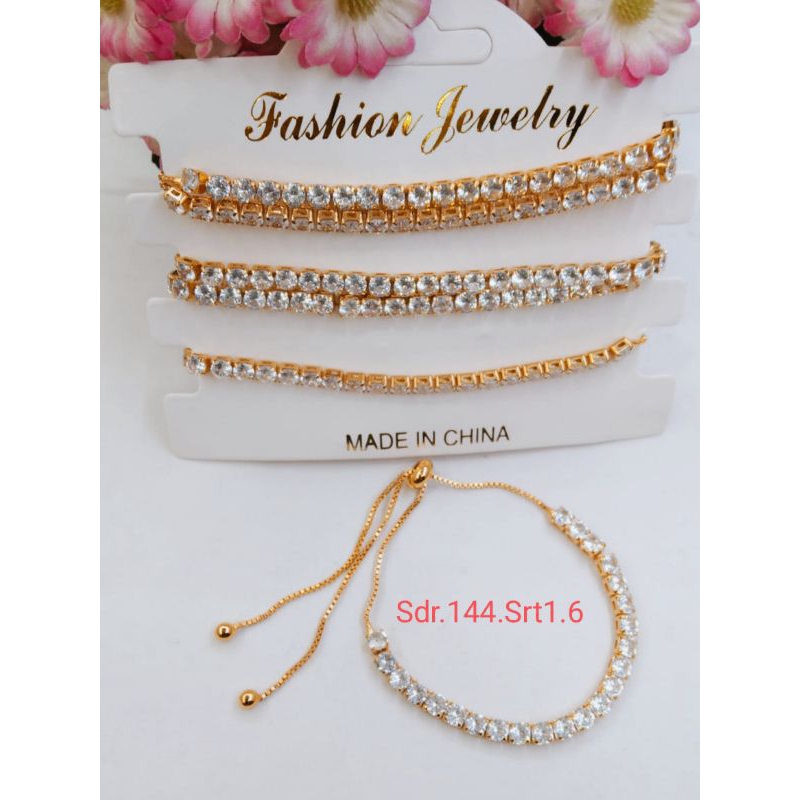Gelang Serut Permata Gold Xuping Grosir Ecer